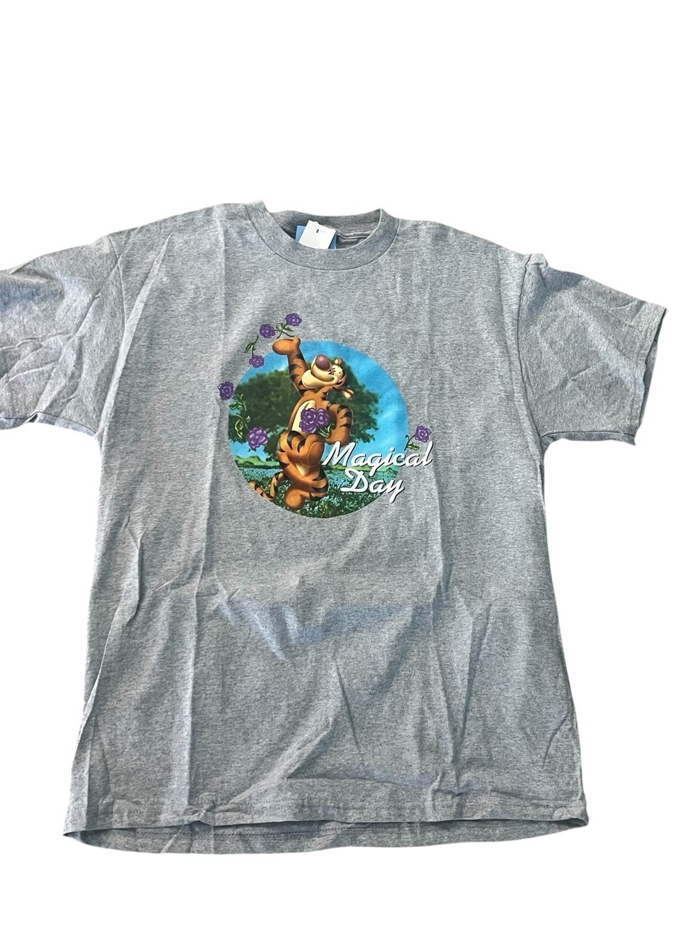 Vintage New With Tag Disney Tigger T Shirt Large New Old Stock Made In USA Pooh